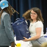 committee members at luncheon